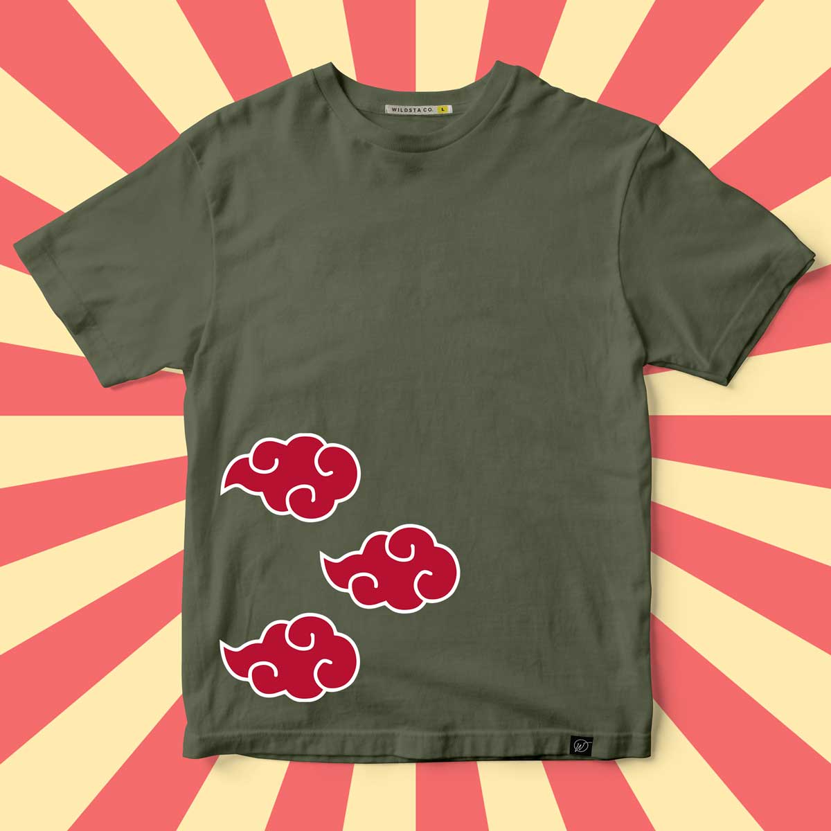 Akatsuki Side Logo Printed T-shirt - Wildsta India