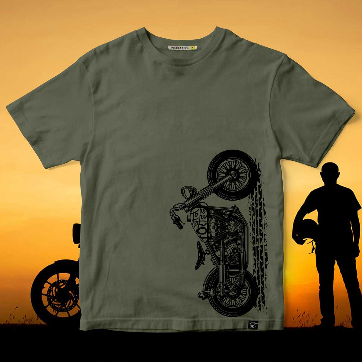 Born To Ride Side Print - Wildsta India