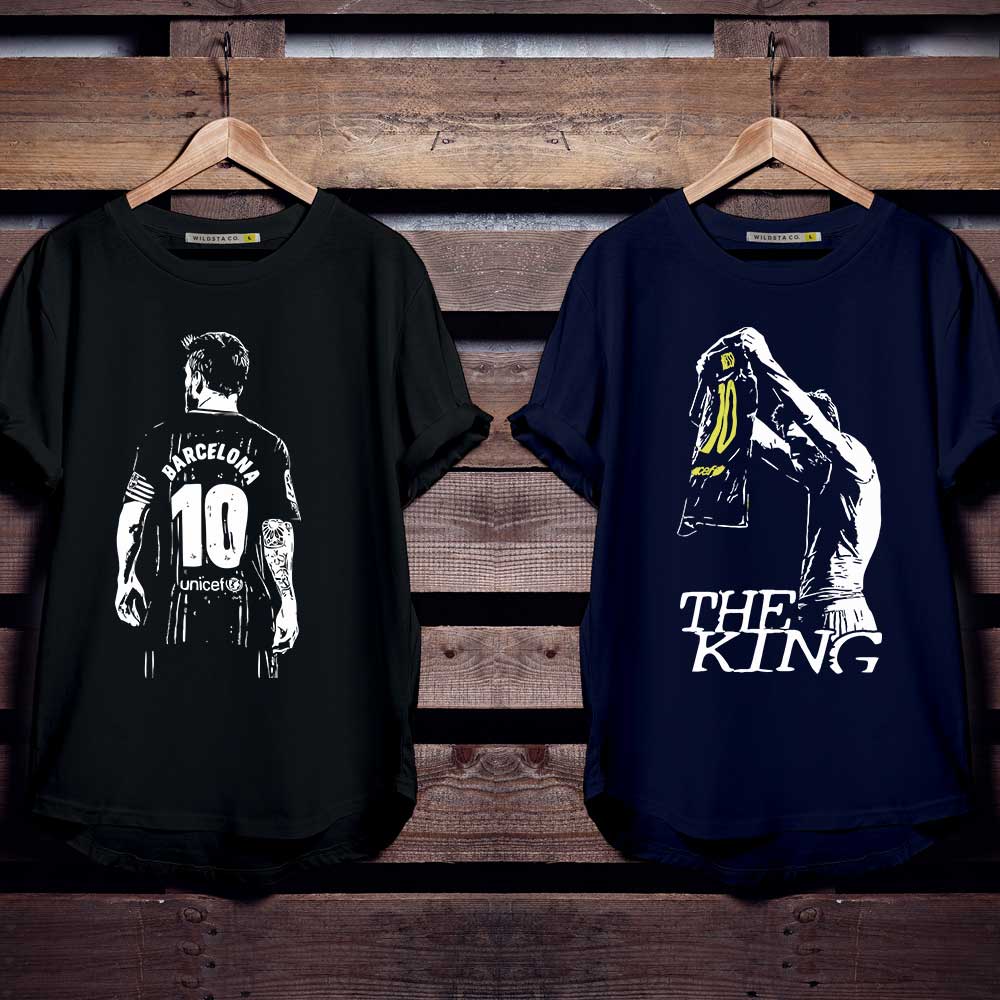 The King Messi T-Shirts Combo - Wildsta India